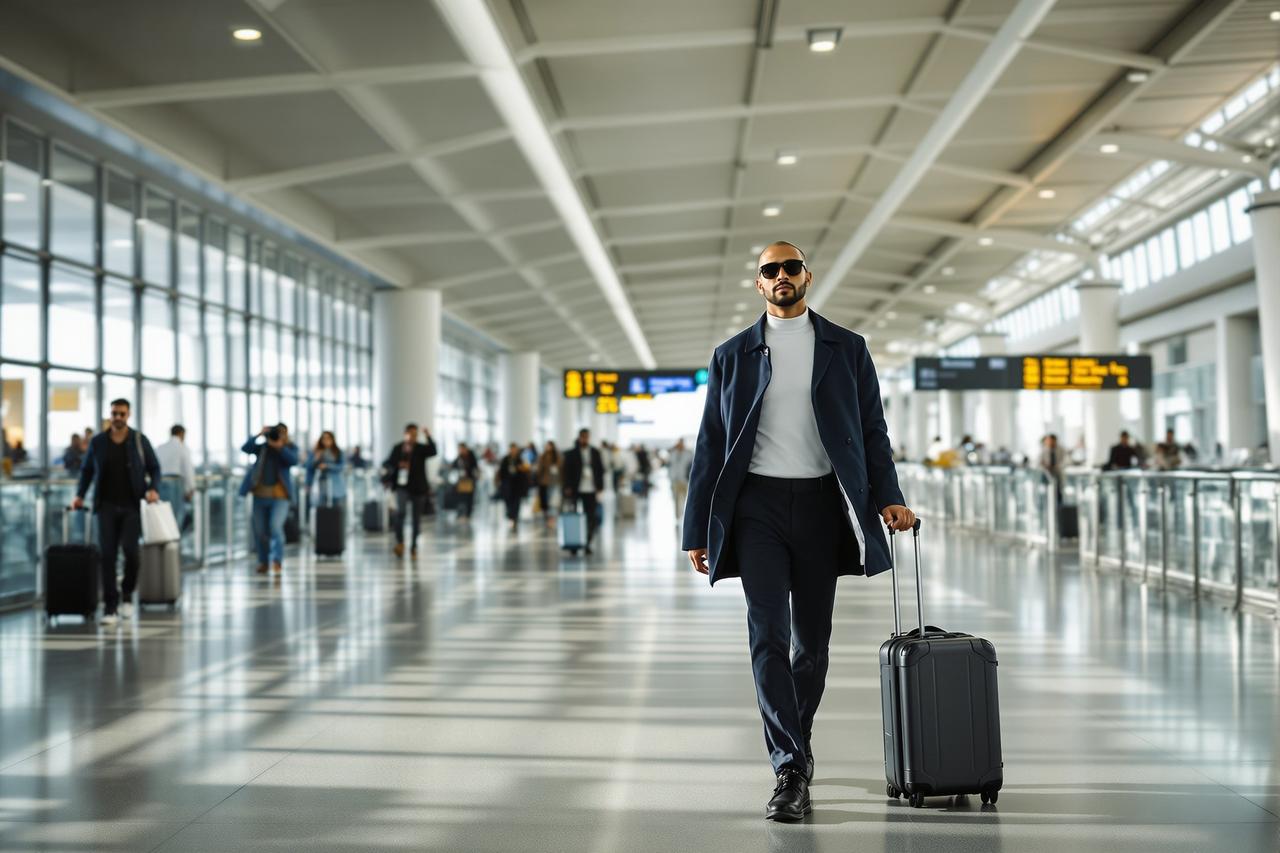 某女星机场造型翻车，网友吐槽像广场舞大妈